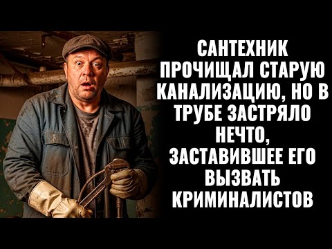 Видео: Сантехник прочищал канализацию, но в трубе застряло нечто, заставившее его вызвать криминалистов