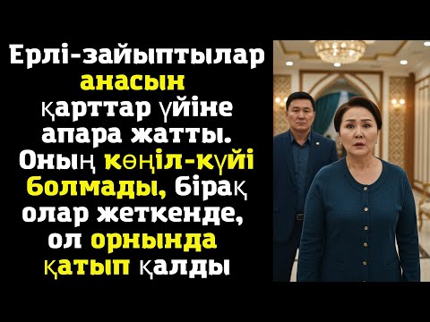 Видео: Ерлі-зайыптылар анасын қарттар үйіне апара жатты. Оның көңіл-күйі болмады, бірақ олар жеткенде