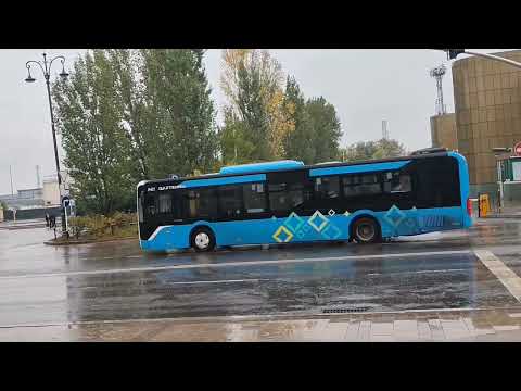 Видео: Автобусный Транспорт Астаны - сборник №14