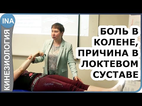 Видео: Боль в колене. Причина боли в локтевом суставе. Кинезиология. Людмила Васильева