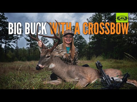 Видео: Большой пригородный олень с арбалетом!!!