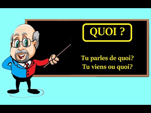 Видео: "QUOI" Что значит и как использовать это слово?