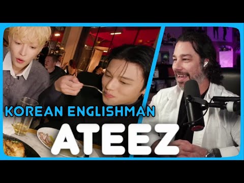 Видео: Реакция директора - Кормим ATEEZ лучшей жареной курицей в Лондоне! - корейский англичанин
