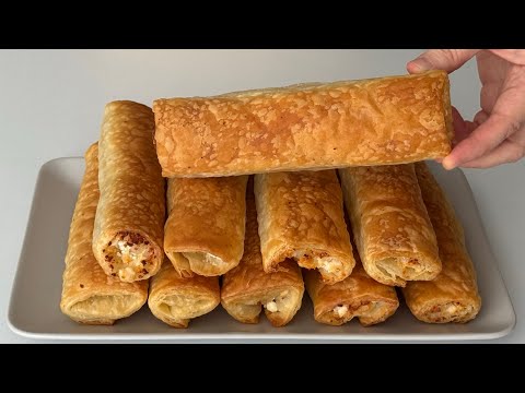 Видео: Всего лишь мука, горячая вода и масло. 👆 Так просто вы ещё не видели! ❗ БЫСТРЫЙ и ВКУСНЫЙ РЕЦЕПТ