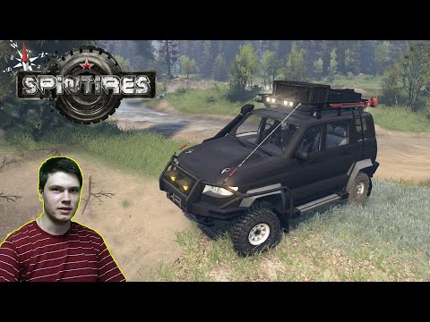 Видео: УАЗ Патриот для Spintires. Впечатляющий.