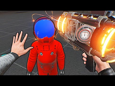 Видео: Космонавты из Among Us в Boneworks