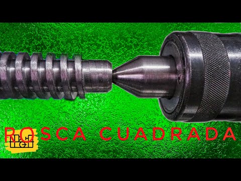 Видео: НАРУЖНАЯ КВАДРАТНАЯ РЕЗЬБА с подвижным люнетом