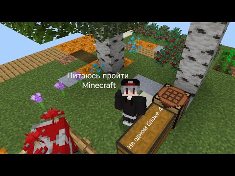 Видео: Питаюсь пройти Minecraft на одном блоке 4