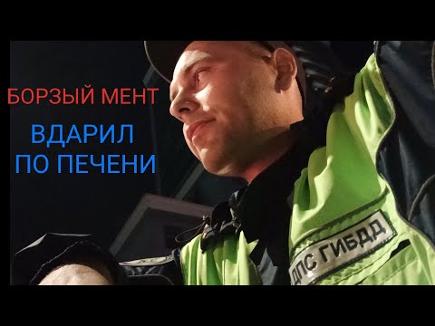 Видео: БОРЗЫЙ МЕНТ ВДАРИЛ ПО ПЕЧЕНИ и пожелал хорошей дороги домой | ДПС ГИБДД
