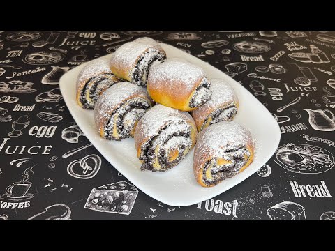 Видео: Рецепт из детства! БУЛОЧКИ С МАКОМ И ИЗЮМОМ от Виктории Хоревой
