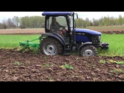 Видео: Запашка озимой ржи. Сидераты. Lovol TB 604