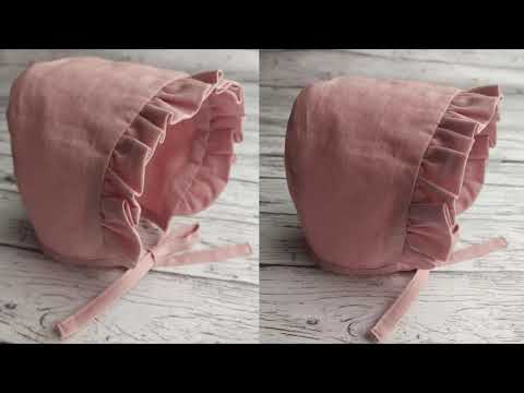 Видео: Как сшить детский чепчик с рюшами. Бесплатная выкройка/How to sew a baby cap with ruffles