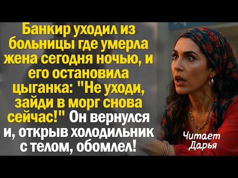 Видео: Уходя из больницы где умерла жена сегодня ночью, Банкира остановила цыганка: "Не уходи, зайди в морг