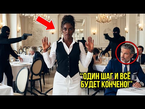 Видео: Миллиардер Увидел, Как Темнокожая Официантка Не Дрогнула Перед Грабителями — И Потерял Дар Речи