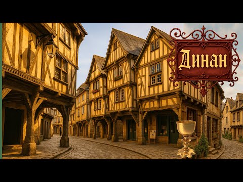 Видео: Динан - Живое Средневековье // Франция