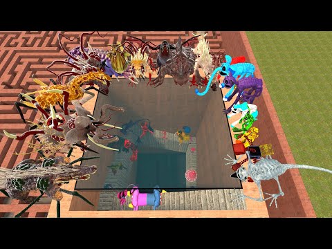 Видео: Спартанец пинает всю новую игровую семейку Поппи, зоономальный сад монстров Банбана в Garry's Mod!