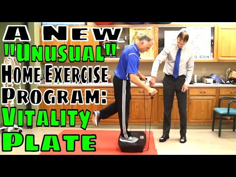 Видео: Новая «необычная» программа домашних упражнений: тренажёр Vitality Plate