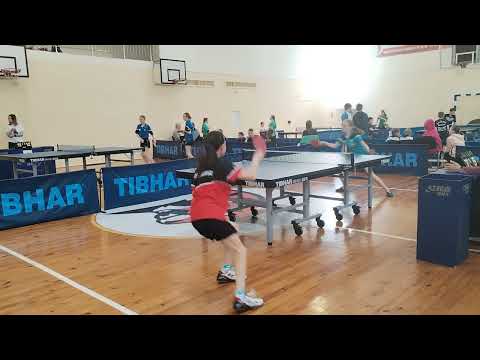 Видео: Фан Р.(Витебск) : Тихомирова С.(Минск). Командное первенство РБ. Tabletennis.