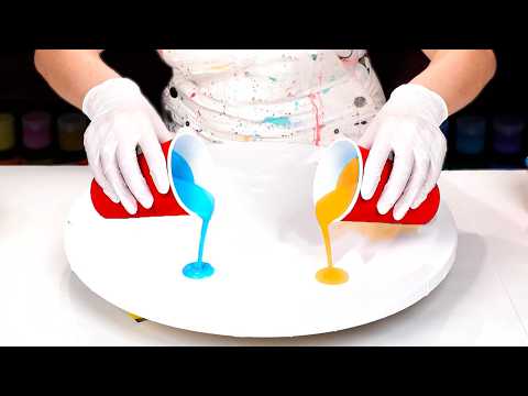 Видео: ЦВЕТЕНИЕ 🌸 Воссоздание духа ВЕСНЫ в акриловой заливке! 😍 Колаборация по заливке акрилом