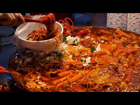 Видео: Лучшие 9 Tteokbokki, магазин мороженого в Пусане, Тэгу | Корейская уличная еда