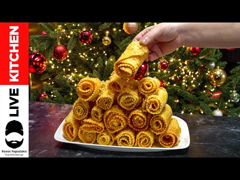 Видео: 🏅Рецепт соусов из одной чашки!Традиционный греческий рождественский рецепт медовых рулетов-