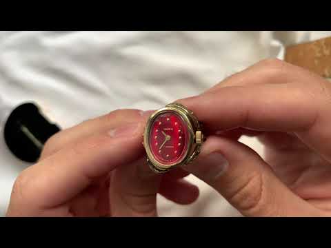 Видео: Видеообзор на часы-перстень Чайка Угличского часового завода