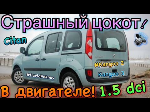 Видео: Рено Кенго 2 СТРАШНЫЙ ЦОКОТ 1.5 dci. ВЛАДЕЛЕЦ ИСПУГАЛСЯ! Kangoo 2 engine noise. Kangoo 3. Citan.