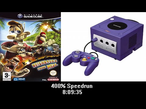 Видео: (Speedrun) 400% Как достать соседа Консольная версия GameCube 8:09:35