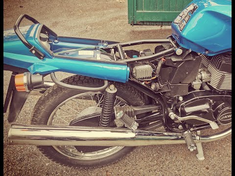 Видео: Чешские покрышки " MITAS " на мотоцикл JAWA !