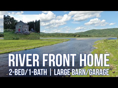 Видео: ПРОДАНО Дом на берегу реки Аллагаш, штат Мэн | Недвижимость в штате Мэн