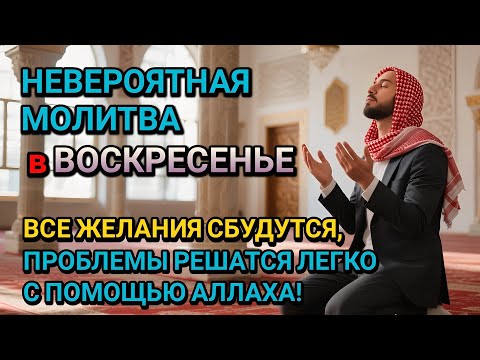 Видео: НЕВЕРОЯТНАЯ МОЛИТВА в ВОСКРЕСЕНЬЕ в ЖУМАДА АЛЬ УЛА! ВСЕ ЖЕЛАНИЯ СБУДУТСЯ И ПРОБЛЕМЫ ИСЧЕЗНУТ!!