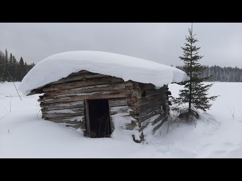 Видео: Выбрались на таёжные озёра. Ночёвка в избе с "Синим Рыбачком" Часть вторая