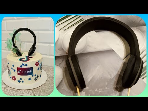 Видео: Наушники из мастики.🎧