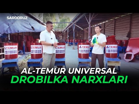 Видео: АЛ ТЕМУР УНИВЕРСАЛ ДРОБИЛКАЛАР | UNIVERSAL DROBILKALAR NARXLARI