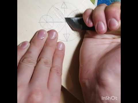 Видео: #Геометрическая #резьба по дереву для #новичков