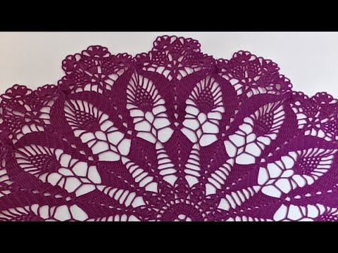 Видео: Салфетка крючком. Салфетка. Первая часть. Крючок. Крючок для начинающих