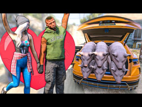 Видео: Жасмин мен Джонни Касойдың шошқаларын сатып жіберді (GTA5)