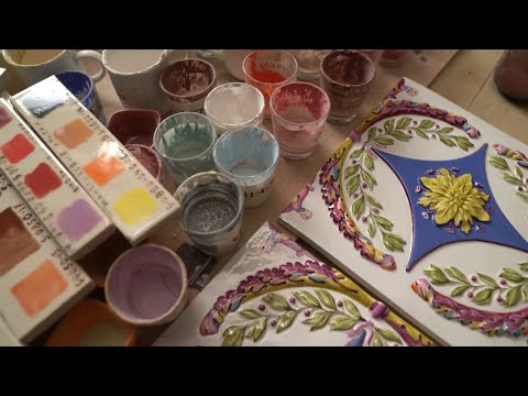 Видео: Фарфоровая плитка Зеркального кабинета / Екатерина II Личное пространство