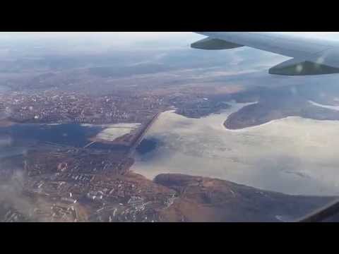 Видео: Под крылом самолета Иркутск апрель 2015