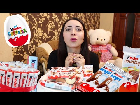 Видео: ВСЕ МЕНЮ KINDER MUKBANG ВЫБИРАЕМ САМОЕ ВКУСНОЕ не asmr