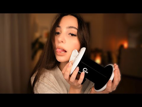 Видео: ASMR Звуки влажного рта 3Dio 👄 с нежным массажем ушей 👂🏼 и мягким дыханием 💨 БЕЗ РАЗГОВОРОВ 🤫