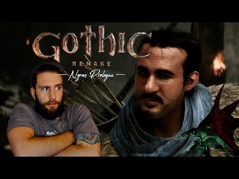 Видео: Какие тут все неприветливые... | Gothic 1 Remake Nyras Prologue DEMO