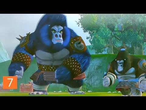 Видео: 🐼КУНГ ФУ ПАНДА #7 🐼 KUNG FU PANDA. Остров диких опасных горилл!!