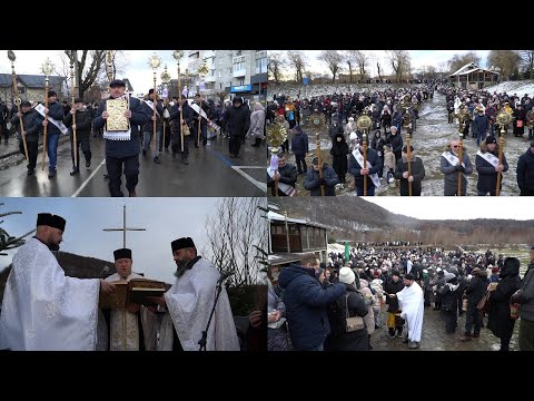 Видео: Освячення води на Водохреща 2025 у Надвірній