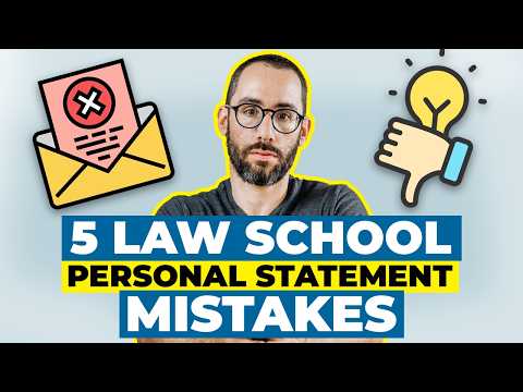 Видео: 5 самых больших ошибок в заявлении на юридическую должность (и как их исправить)