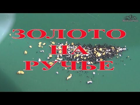 Видео: Золото на ручье