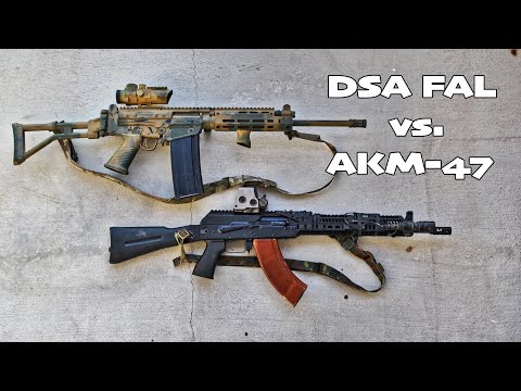 Видео: АК-47 против DSA PARA FAL