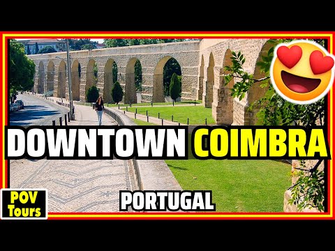 Видео: Изучение очаровательного центра города Коимбра, Португалия! [4К]