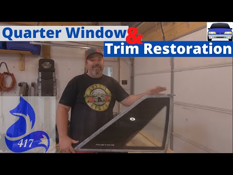 Видео: Реставрация боковых окон и отделки Fox Body