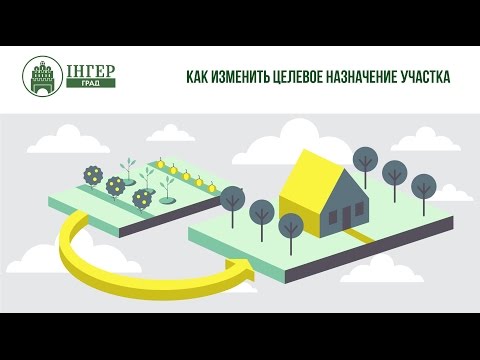 Видео: Как изменить целевое назначение земли?